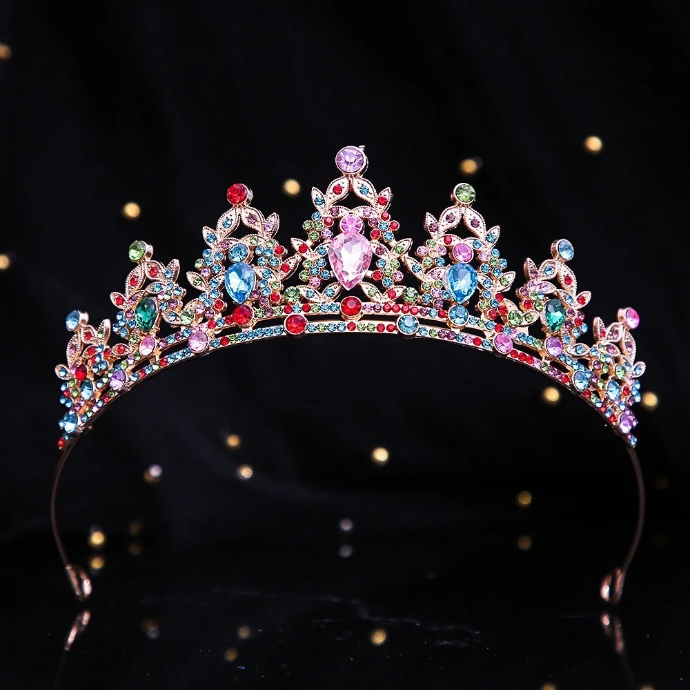Multicolor Gemstone Tiara